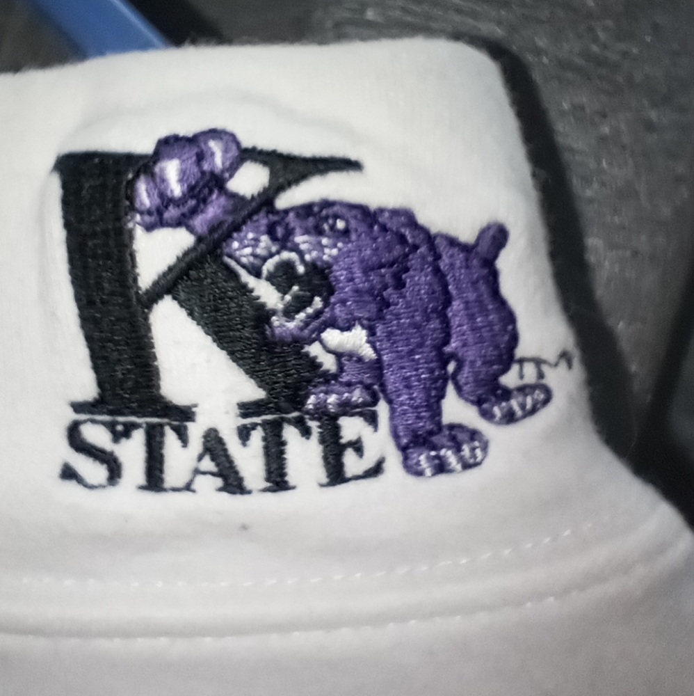 Kansas State Long Sleeve White Top